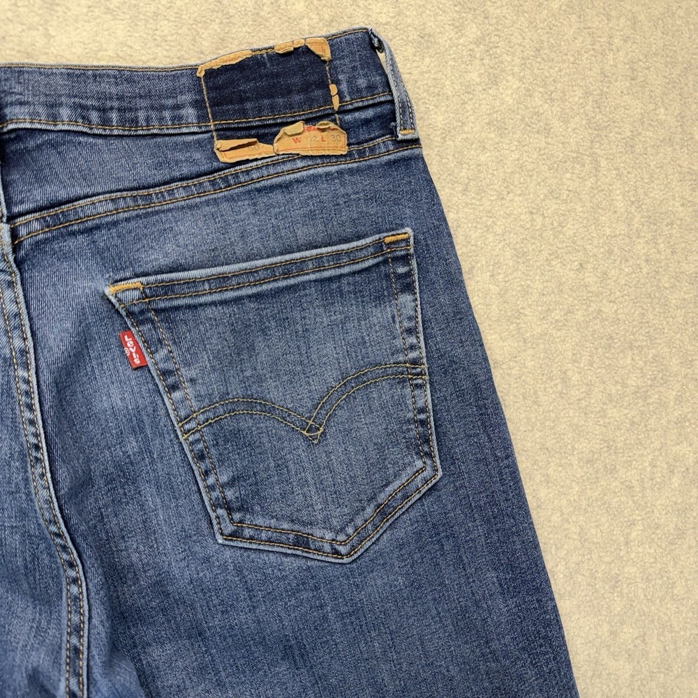 Levi's 511 Slim Fit Jeans Men's 32x30 Blue Stretch Denim Medium Wash - Picture 9 of 11